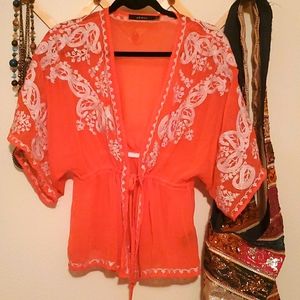 Ark&Co Short Kimono Top